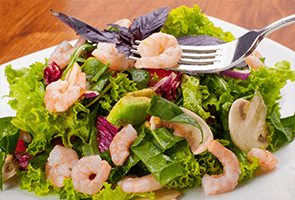 Atlantic Seafood& Mushroom Salad