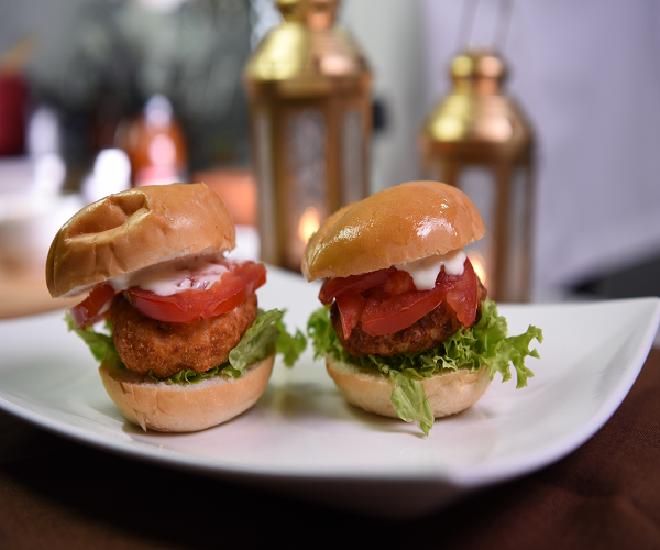 Breaded Chicken Slider and Chicken Cutlet 