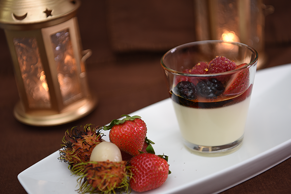 Rose and Vanilla Panna Cotta with Delicio Vanilla Essence & Rose Essence